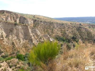 Cárcavas del Pontón de la Oliva y Patones | Badlands de Guadalajara; zapatillas para senderismo ruta